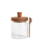 Zara Home сахарница из боросиликатного стекла, цвет бежевый, 15 см — фото 5