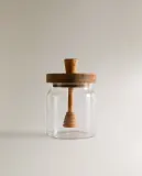 Zara Home мельница для специй из боросиликатного стекла, цвет бежевый, 15 см — фото 3