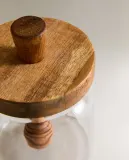 Zara Home мельница для специй из боросиликатного стекла, цвет бежевый, 15 см — фото 4