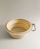 Zara Home миска из силикона, цвет бежевый, 16 см — фото 3