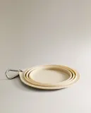 Zara Home миска из силикона, цвет бежевый, 16 см — фото 4