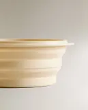 Zara Home миска из силикона, цвет бежевый, 16 см — фото 8