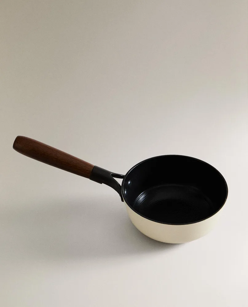 Zara Home сотейник из нержавеющей стали, цвет кремовый, 35 см