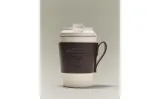 Zara Home кружка из нержавеющей стали, цвет коричневый, 15 см — фото 3