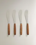 Zara Home набор столовых приборов из нержавеющей стали, цвет бежевый, 16 см · 6232/526 — фото 5