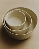 Zara Home миска из каменной керамики, цвет бежевый, 11 см — фото 1
