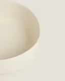 Zara Home миска из каменной керамики, цвет бежевый, 11 см — фото 4