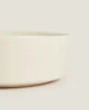 Zara Home миска из каменной керамики, цвет бежевый, 11 см — фото 6