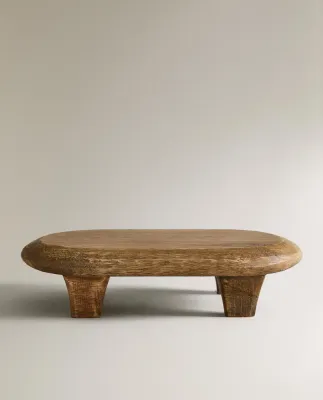 Zara Home сервировочная доска из дерева, цвет коричневый, 25.5 см