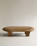 Zara Home сервировочная доска из дерева, цвет коричневый, 25.5 см — фото 1