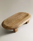 Zara Home сервировочная доска из дерева, цвет коричневый, 25.5 см — фото 2