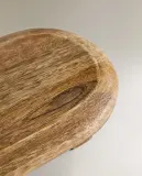 Zara Home сервировочная доска из дерева, цвет коричневый, 25.5 см — фото 4