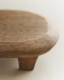 Zara Home сервировочная доска из дерева, цвет коричневый, 25.5 см — фото 5