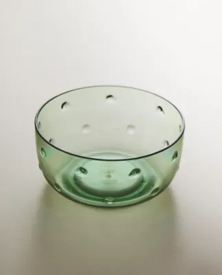 Zara Home миска из пластика, цвет зелёный, 13.6 см