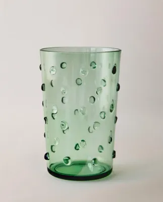 Zara Home стакан из пластика, цвет зелёный, 14.3 см