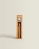 Zara Home набор столовых приборов из нержавеющей стали, цвет коричневый, 16.5 см — фото 7