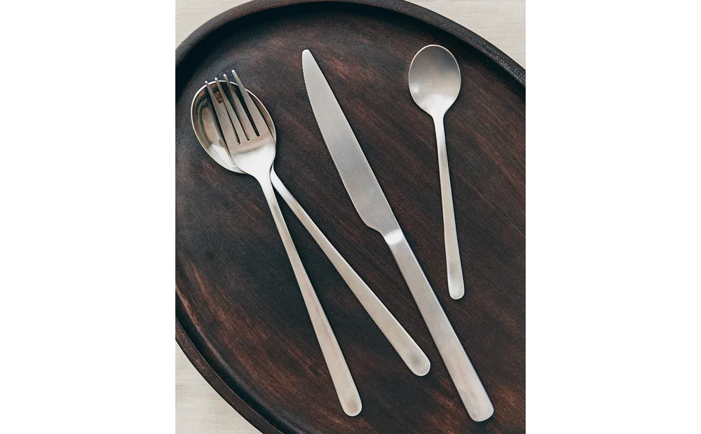 Zara Home набор столовых приборов из нержавеющей стали, 24 см
