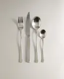 Zara Home набор столовых приборов из нержавеющей стали, 24 см — фото 3