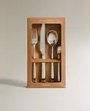 Zara Home набор столовых приборов из нержавеющей стали, 24 см — фото 6