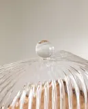 Zara Home маслёнка из боросиликатного стекла, цвет прозрачный, 17 см — фото 5