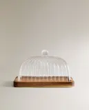 Zara Home маслёнка из боросиликатного стекла, цвет прозрачный, 17 см — фото 6
