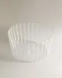 Zara Home салатник из боросиликатного стекла, цвет прозрачный, 21.5 см — фото 7