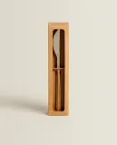 Zara Home набор столовых приборов из нержавеющей стали, цвет коричневый, 22 см — фото 7