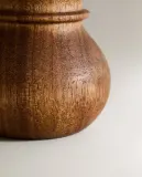 Zara Home солонка из дерева, цвет бежевый, 6.3 см — фото 4