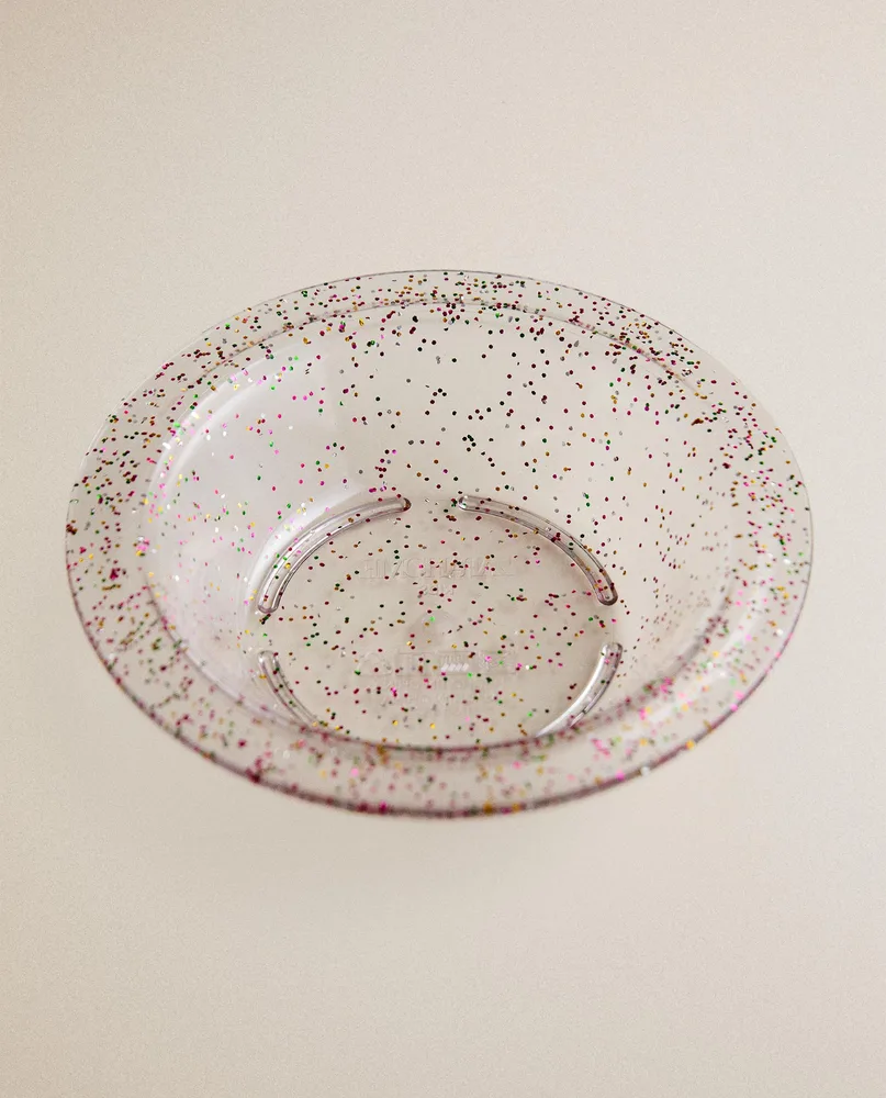 Zara Home миска из пластика, цвет прозрачный, 16.5 см