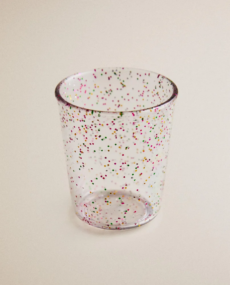 Zara Home стакан из пластика, цвет прозрачный, 8.2 см