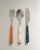 Zara Home набор столовых приборов из нержавеющей стали, цвет разноцветный, 18 см · 7602/311 — фото 2