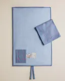 Zara Home тарелка из нержавеющей стали, цвет синий, 40 см — фото 1