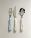 Zara Home набор столовых приборов из нержавеющей стали, цвет разноцветный, 10 см — фото 7
