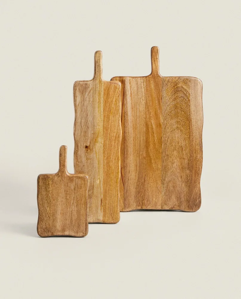 Zara Home разделочная доска из дерева, цвет бежевый, 25 см · 4216/754