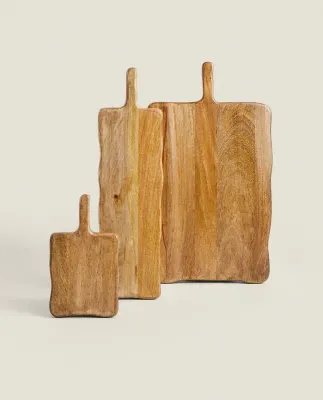 Zara Home разделочная доска из дерева, цвет бежевый, 25 см · 4216/754