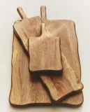 Zara Home разделочная доска из дерева, цвет бежевый, 25 см · 4216/754 — фото 2