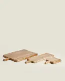 Zara Home разделочная доска из дерева, цвет бежевый, 25 см · 4216/754 — фото 7