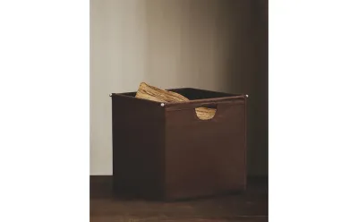 Zara Home Корзина из хлопка, цвет коричневый, 36 см