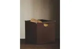 Zara Home Корзина из хлопка, цвет коричневый, 36 см — фото 1