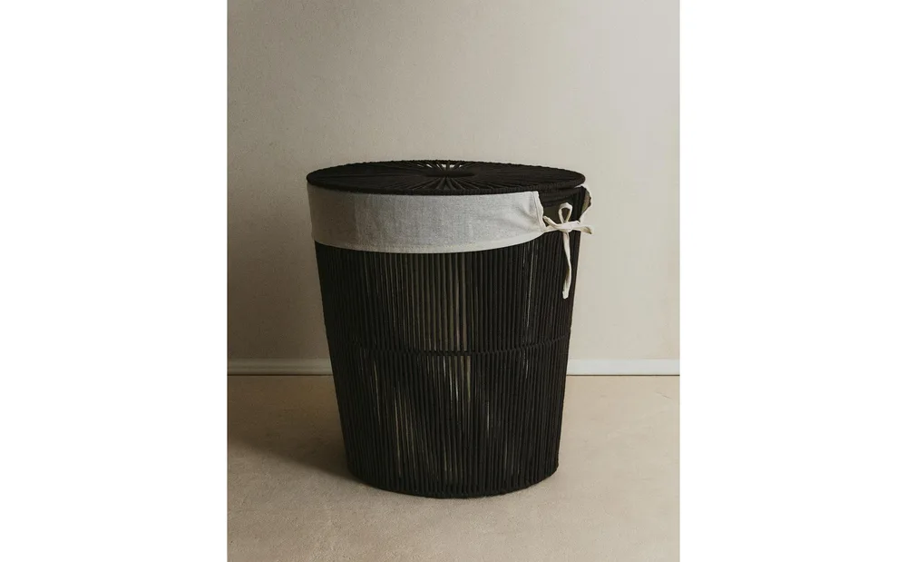 Zara Home Корзина из нержавеющей стали, цвет коричневый, 47 см