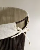 Zara Home Корзина из нержавеющей стали, цвет коричневый, 47 см — фото 5