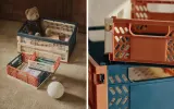 Zara Home Коробка для хранения изо льна, цвет разноцветный, 21 см — фото 1