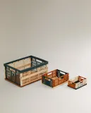 Zara Home Коробка для хранения изо льна, цвет разноцветный, 21 см — фото 5