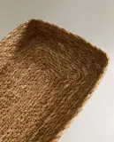 Zara Home Поднос из морской травы, цвет бежевый, 43 см — фото 4