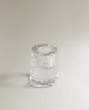 Zara Home Подсвечник из стекла, цвет прозрачный, 6 см — фото 2