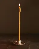 Zara Home Подсвечник из фаянса, цвет тёмно-зелёный, 16 см — фото 1