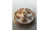 Zara Home Подсвечник из фаянса, цвет тёмно-зелёный, 16 см — фото 8