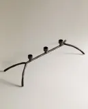 Zara Home Подсвечник из металла, цвет чёрный, 25.5 см — фото 2