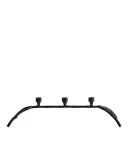 Zara Home Подсвечник из металла, цвет чёрный, 25.5 см — фото 3