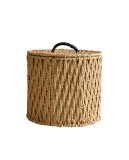 Zara Home Корзина из нержавеющей стали, цвет бежевый, 26 см — фото 3